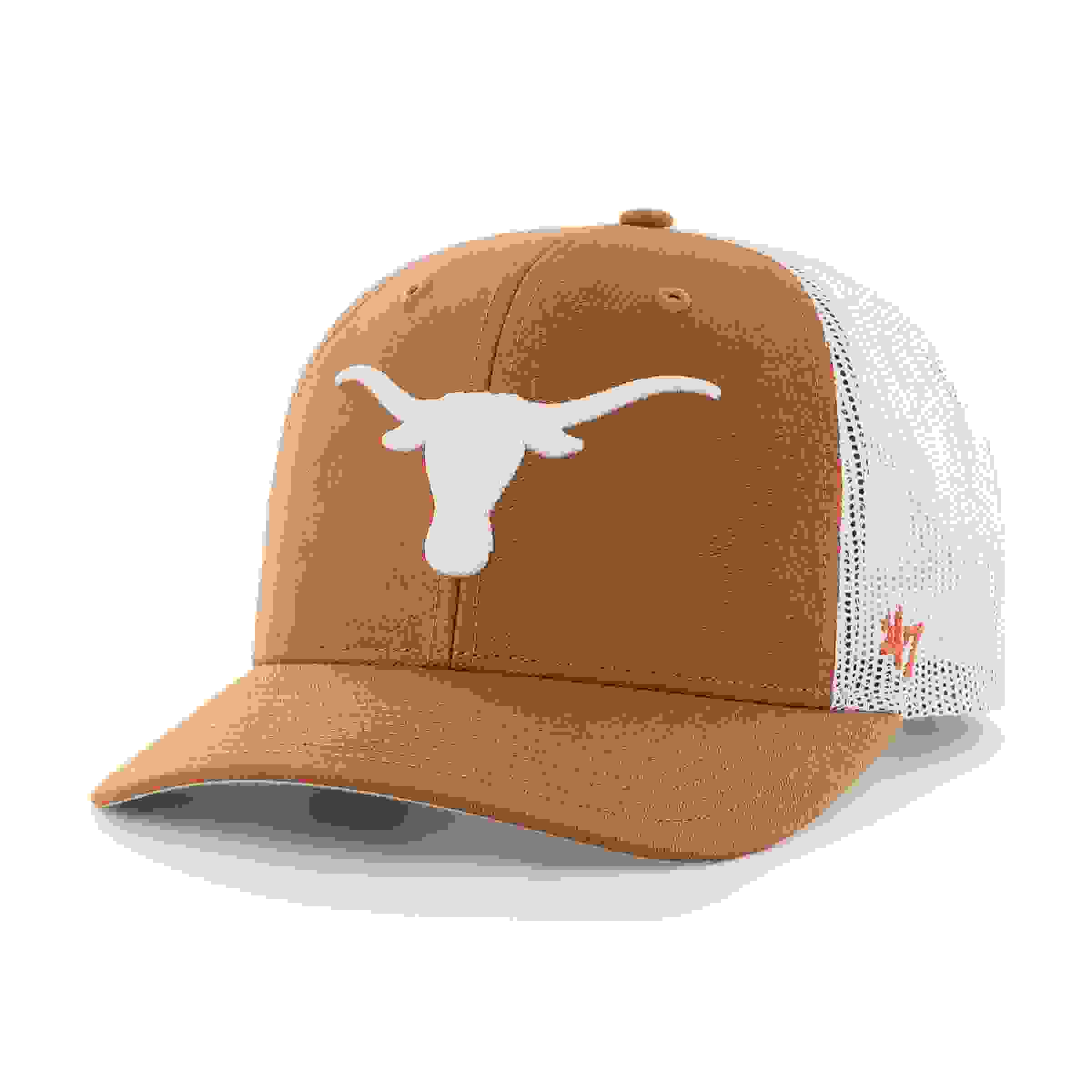 47 Texas Longhorns Ace Out Trucker Burnt Orange Snapback Hat